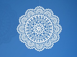 Papírová dekorace - Rosette