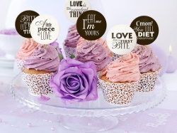Cedulky na tyčce do cupcaku
