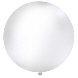 Velký balón - 1 metr - Bílý